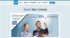 Desktop Screenshot of allanhirshadvisors.com